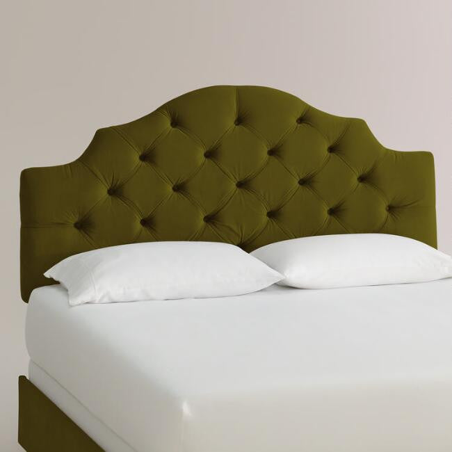 Velvet Sabine Upholstered Bed