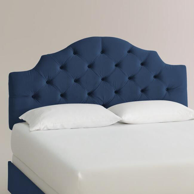 Velvet Sabine Upholstered Bed