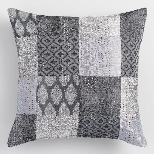 Brocket Patchwork Throw Pillow