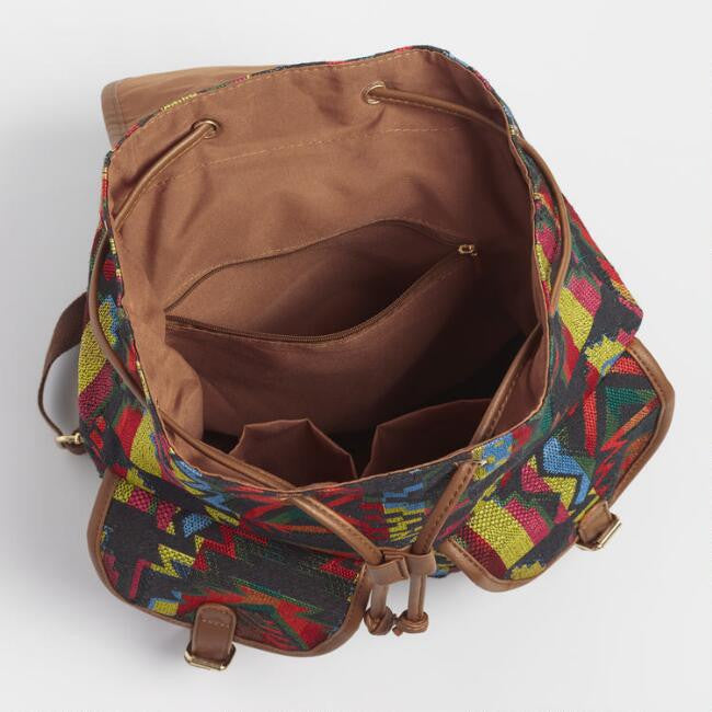 Sac à dos multicolore du sud-ouest