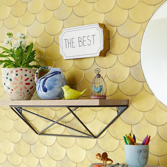 Genevieve Gorder Feather Flock Removable Wallpaper